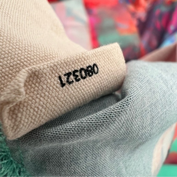 Soft Surroundings Floral Print Boxy Blouse – Size M – Colorful 3/4‎ Sleeve Top - Picture 6 of 11